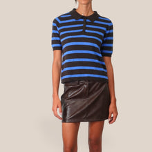 Carica l'immagine nel visualizzatore di Gallery, Haveone polo rigata 35% viscosa 30% lana 5% cashmere Art MHO-R152
