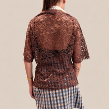 Carica l'immagine nel visualizzatore di Gallery, Haveone t-shirt over pizzo Art TFW-Q108
