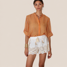 Carica l'immagine nel visualizzatore di Gallery, Haveone shorts farfalla coulisse nappine 95% cotone Art PMA-Q581
