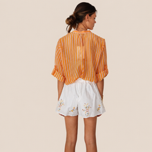 Carica l'immagine nel visualizzatore di Gallery, Haveone shorts farfalla coulisse nappine 95% cotone Art PMA-Q581
