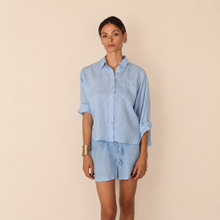 Carica l'immagine nel visualizzatore di Gallery, Tensione in camicia over SUMMER TIME 100% lino Art S26CI93
