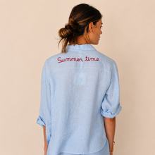 Carica l'immagine nel visualizzatore di Gallery, Tensione in camicia over SUMMER TIME 100% lino Art S26CI93
