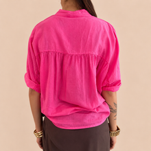 Carica l'immagine nel visualizzatore di Gallery, Tensione in camicia over mussola 100% cotone Art G492C3
