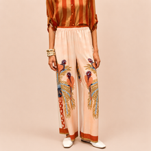 Carica l'immagine nel visualizzatore di Gallery, Haveone pantalone palazzo stampa 100% viscosa Art PVS-Q719
