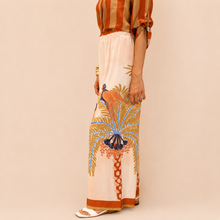 Carica l'immagine nel visualizzatore di Gallery, Haveone pantalone palazzo stampa 100% viscosa Art PVS-Q719
