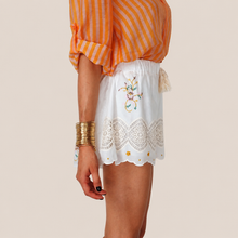 Carica l'immagine nel visualizzatore di Gallery, Haveone shorts farfalla coulisse nappine 95% cotone Art PMA-Q581

