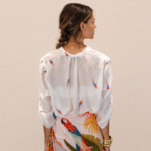 Carica l'immagine nel visualizzatore di Gallery, Haveone camicia over pappagallino india 85% lyocell Art CVS-Q490
