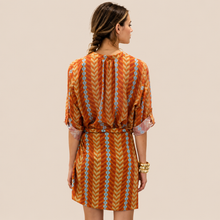 Carica l'immagine nel visualizzatore di Gallery, Haveone mini gonna pareo zig zag 100% viscosa Art GVS-Q260
