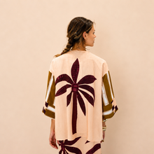 Carica l'immagine nel visualizzatore di Gallery, Haveone kimono stampa manica 3/4 100% viscosa Art KMA-Q089
