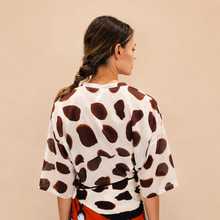 Carica l'immagine nel visualizzatore di Gallery, Tensione in camicia over stampa 100% cotone Art PE260444
