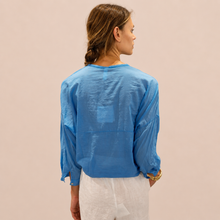 Carica l'immagine nel visualizzatore di Gallery, Tensione in camicia over mussola 100% cotone Art S26CK14
