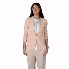 Carica l'immagine nel visualizzatore di Gallery, Kontatto blazer fluido pesca Art NO200CN ( pantalone Art NO201CN )
