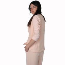 Carica l'immagine nel visualizzatore di Gallery, Kontatto blazer fluido pesca Art NO200CN ( pantalone Art NO201CN )
