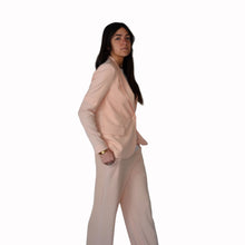 Carica l'immagine nel visualizzatore di Gallery, Kontatto blazer fluido pesca Art NO200CN ( pantalone Art NO201CN )
