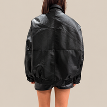 Carica l'immagine nel visualizzatore di Gallery, Haveone bomber ecopelle Art KJJ-Q062
