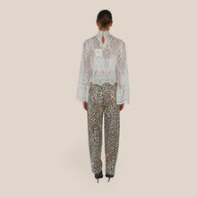 Carica l'immagine nel visualizzatore di Gallery, Tensione in pantalone maculato barrel 97% cotone Art P20490
