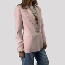 Carica l'immagine nel visualizzatore di Gallery, Vicolo blazer rosa foderato 23% viscosa Art TAB0246 ( pantalone TAB0025 )

