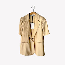 Carica l'immagine nel visualizzatore di Gallery, Haveone blazer manica corta 1 bottone 87% viscosa Art JVI-Q088 ( pantalone Art PVI-Q289 )
