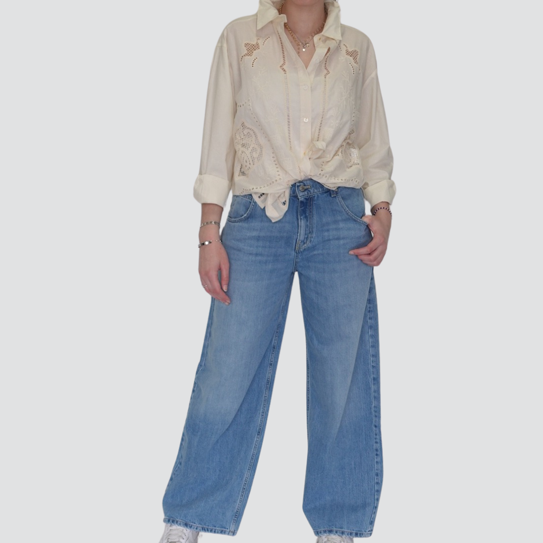 Vicolo jeans palazzo Mia 100% cotone Art DD5317
