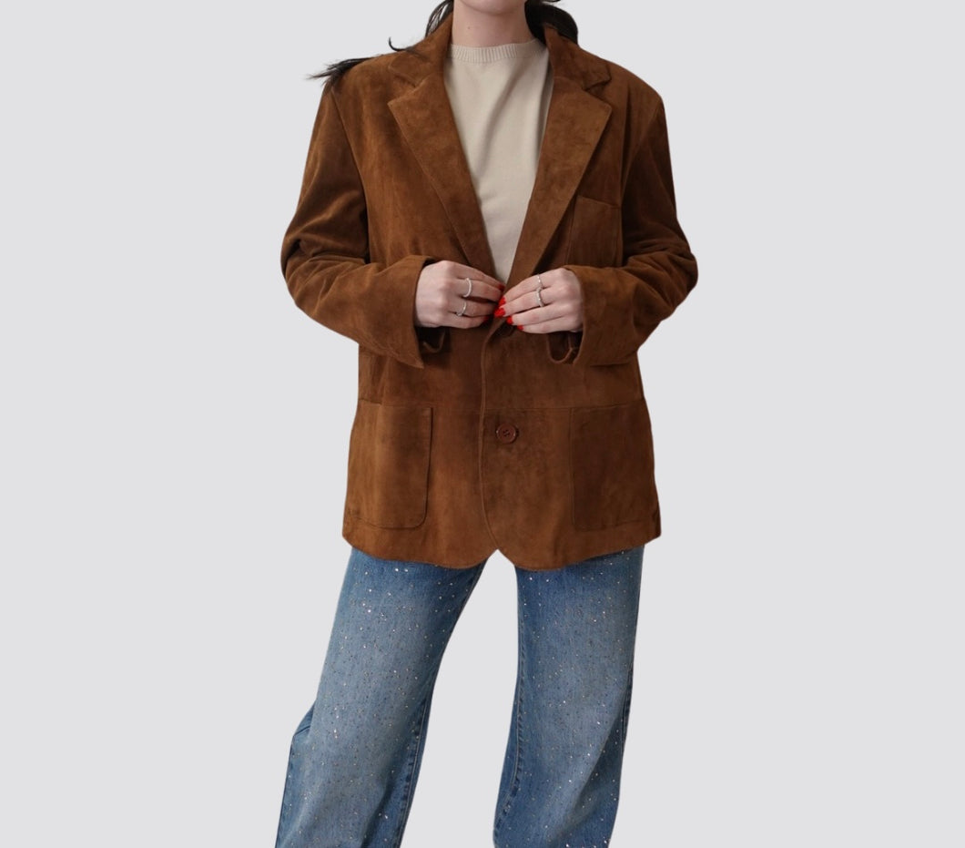 Vicolo blazer over deainetto foderato vera pelle Art TD0099
