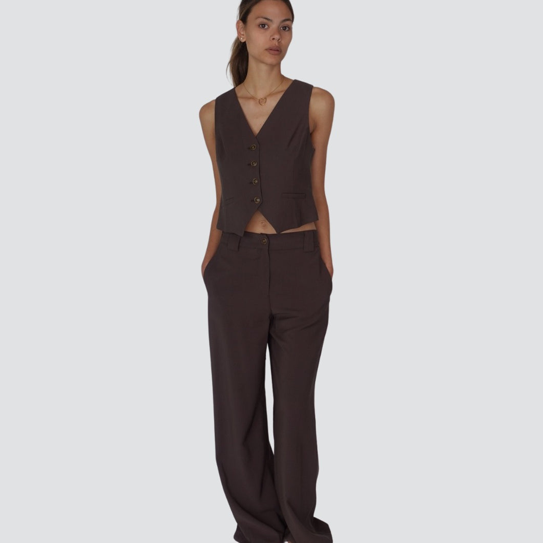 Tensione in completo gilet pantalone 90% viscosa Art 25C7191