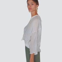 Carica l&#39;immagine nel visualizzatore di Gallery, Tensione in camicia misto seta Art S25CB38
