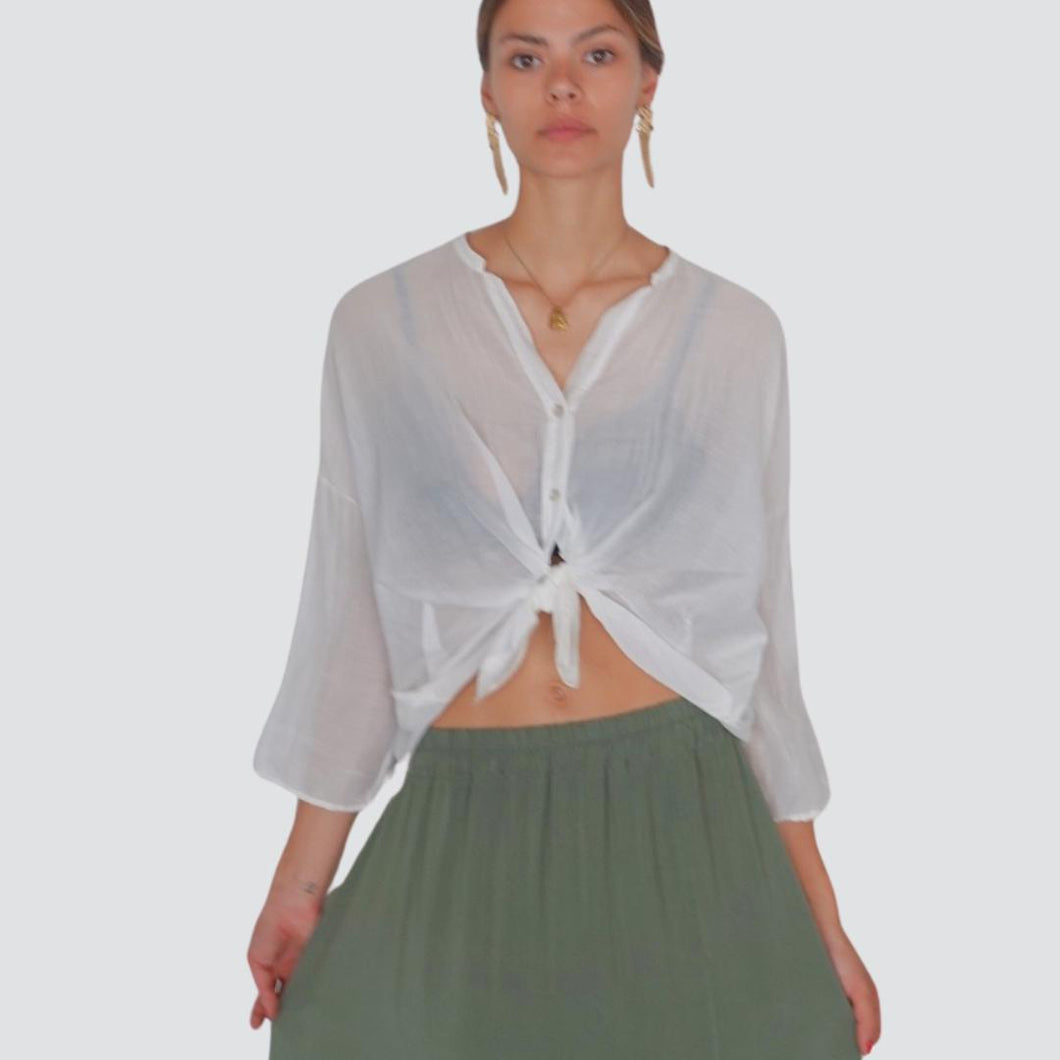 Tensione in camicia misto seta Art S25CB38
