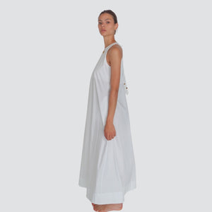 Tensione in abito lungo nappina laccio 100% cotone Art S25AH60