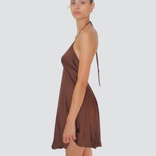Carica l&#39;immagine nel visualizzatore di Gallery, Haveone abito corto laccio collo 100% viscosa Art AWG-N244
