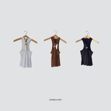 Carica l&#39;immagine nel visualizzatore di Gallery, Haveone canotta accessorio 72% viscosa Art RMA-N138
