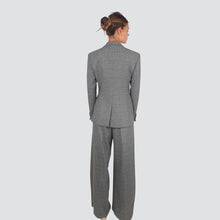 Carica l&#39;immagine nel visualizzatore di Gallery, Vicolo pantalone check pinces palazzo riga leggera lurex Art TF0926
