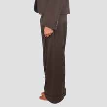 Carica l&#39;immagine nel visualizzatore di Gallery, Vicolo pantalone palazzo gessato 35% viscosa Art TF0960
