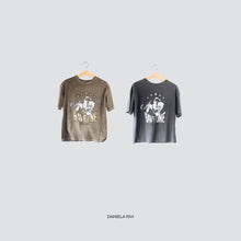 Carica l&#39;immagine nel visualizzatore di Gallery, Tensione in t-shirt over con stampa 100% cotone Art TMA-P034
