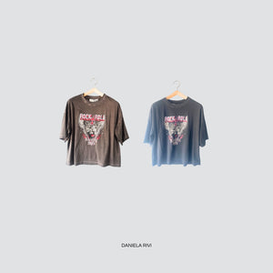 Haveone t-shirt over stampa 90% cotone Art TFW-P032