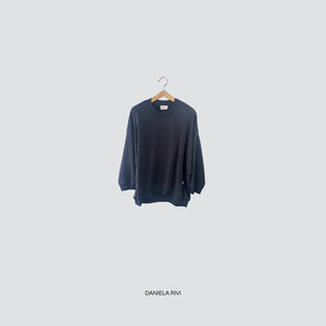 Vicolo felpa over garzata 65% cotone Art TF0582