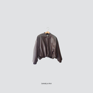 Vicolo bomber ecopelle interno trapuntato Art TF1541