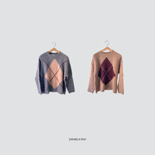 Carica l&#39;immagine nel visualizzatore di Gallery, Haveone maglia over rombi Art MPQ-M281
