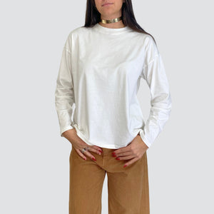 Vicolo t-shirt over manica lunga 100% cotone Art UF0184