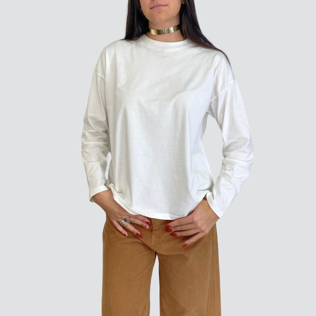 Vicolo t-shirt over manica lunga 100% cotone Art UF0184