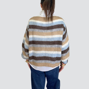 Haveone maglia barca rigata lana mohair Art MPQ-M284