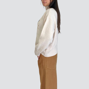 Haveone maglia lupetto rombi Art MPQ-P268
