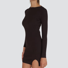 Carica l&#39;immagine nel visualizzatore di Gallery, Vicolo abito a costina aderente 70% viscosa Art 22204F
