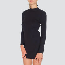 Carica l&#39;immagine nel visualizzatore di Gallery, Vicolo abito costina aderente goccia schiena allacciatura fiocco 52% viscosa Art 22217F
