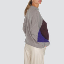 Carica l'immagine nel visualizzatore di Gallery, Vicolo maglia over rombi 30% lana mohair Art 55196F
