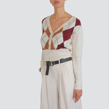 Carica l'immagine nel visualizzatore di Gallery, Haveone cardigan rombi Art MFP-P230

