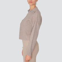 Carica l'immagine nel visualizzatore di Gallery, Dixie maglia over costina collo alto con zip 100% lana Art M833Y124X
