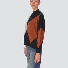 Carica l'immagine nel visualizzatore di Gallery, Philia loft maglia over rombi misto lana Art F01E0886
