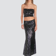 Carica l'immagine nel visualizzatore di Gallery, Haveone gonna lunga sirena paillettes elastico vita Art GMA-P120

