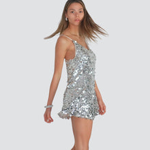 Carica l'immagine nel visualizzatore di Gallery, Haveone abito paillettes spallino regolabile Art AMI-P053
