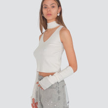 Carica l'immagine nel visualizzatore di Gallery, Haveone maglia costine scollo V con manicotti 52% viscosa Art MFP-P162
